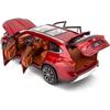 Model auta Toyota Highlander v měřítku 1/24, stahovací auto ze zinkové slitiny se zvukem a světlem pro děti, chlapec, dívka dárek