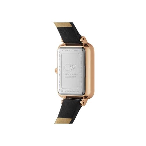 [Official Shop / 2-Year Warranty / Official Import] Daniel Wellington DW Women's Quadro 20x26mm Pressed Sheffield RG White Watch, Square, Stylish, Cut