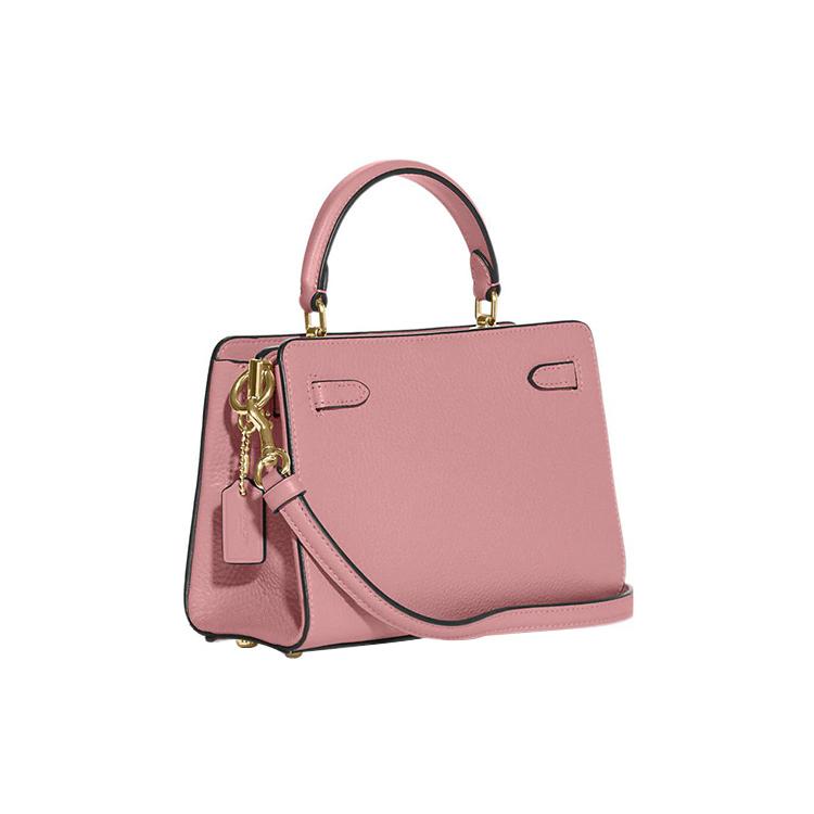 New COACH Pebbled Leather Portable Crossbody Bag, Shoulder Bag Women's Pink C8320-IMOUS