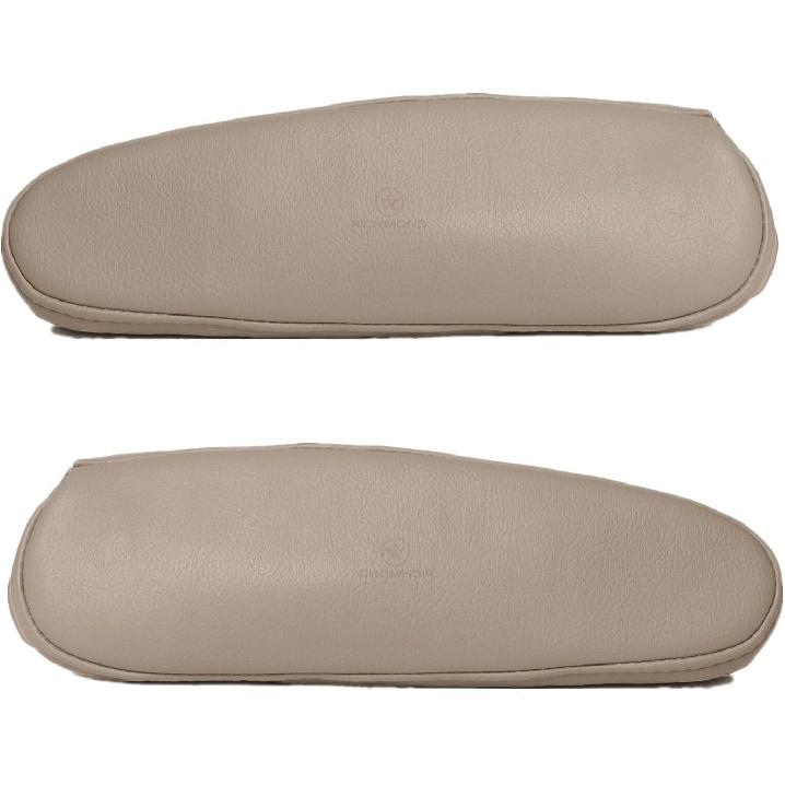 GXARTS Driver and Passenger Side Leather Front Seat Armrest Cover Tan Compatible with Toyota Land Cruiser 1998 1999 2000 2001 2002 2003 2004 2005