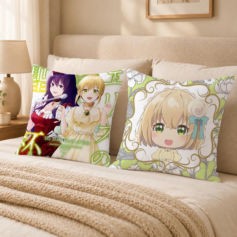 Novel T-The Holy Grail of ErisS Cushion Cover Double-Sided Printed Pillow Cover Hypoallergenic Dust-Mite Proof