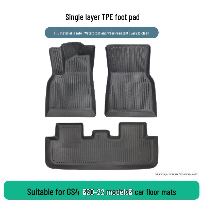 TPE Floor Mats for GAC GS4 2020-2022 Models, Wear-Resistant and In Stock