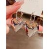 Fashion Peach Heart Fashion Female Online Influencer Personalized Earrings