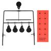 IDPA IPSC CS Tactical Wind Chime Shooting Target: Metal Soft Bullet Competition & Training Ornament.