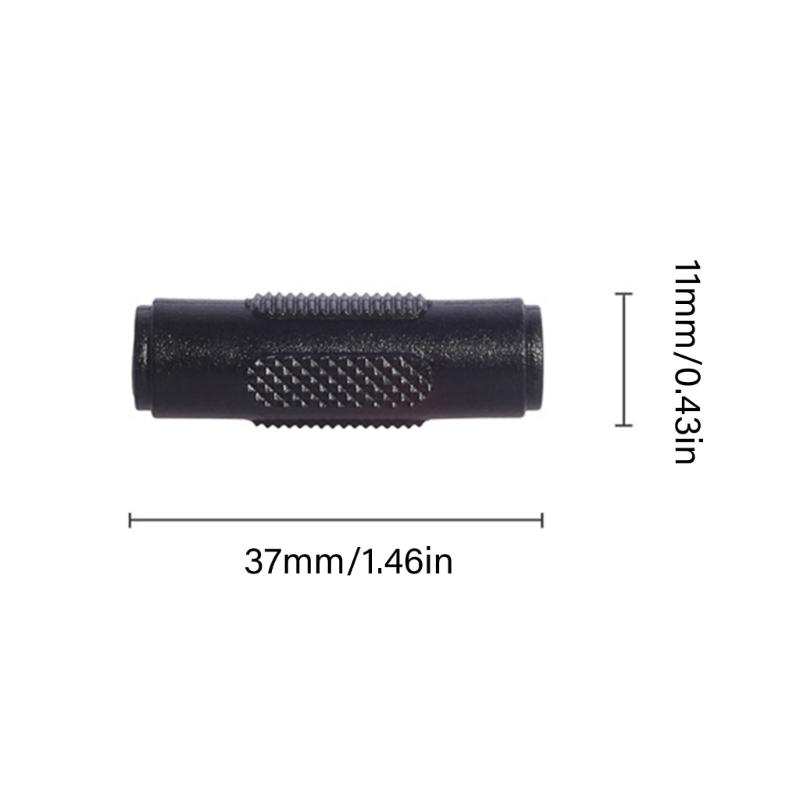 2Pieces 3.5X1.35Mm Female To Female Adapter Small Connector for CCTV Camera LED Light Routers Speaker Power Cord