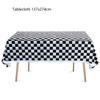 51pcs Racing Car Tableware Set Include Plates Napkins and Cups Tablecloth