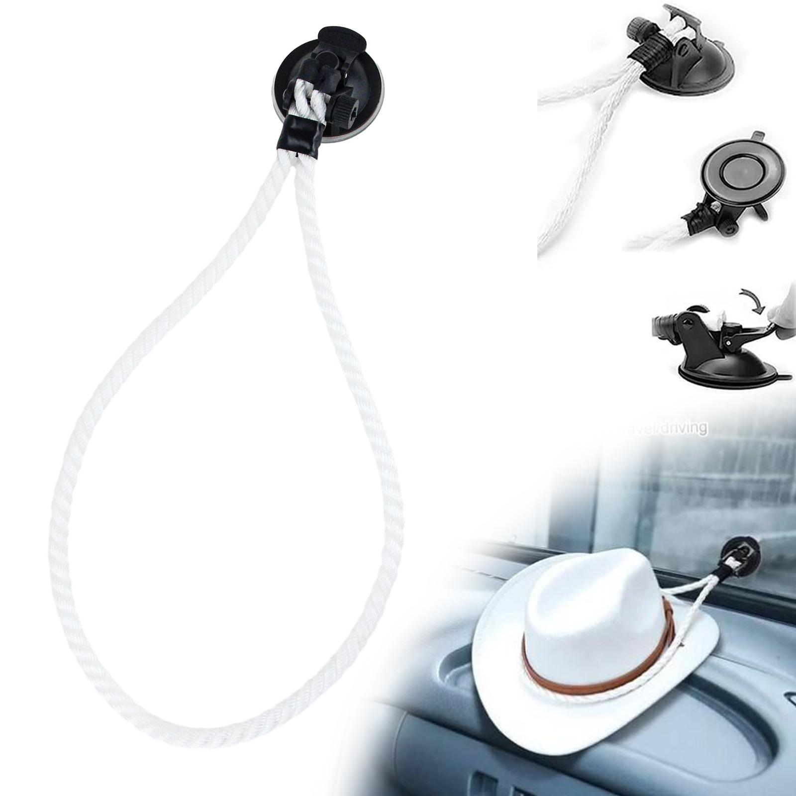 

Держатель для ковбойской шляпы Крепления для шляп Универсальная вешалка для шляп для грузовика/внедорожника/автомобиля Органайзер для ковбойской веревки Вешалка для шляп ручной работы ДРОПШИППИНГ белый