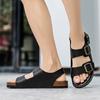 Men Sandals Classic Soft Leather Men Sandals Comfortable Slippers Men Summer Shoes Comfort Beach Sandals Outdoor Sneakers