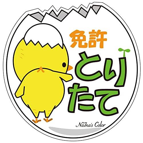 

Магнитная наклейка на машину Na7na s Color, Новичок, Знак новичка, Водостойкая, Защита от УФ-лучей, 14,8 см