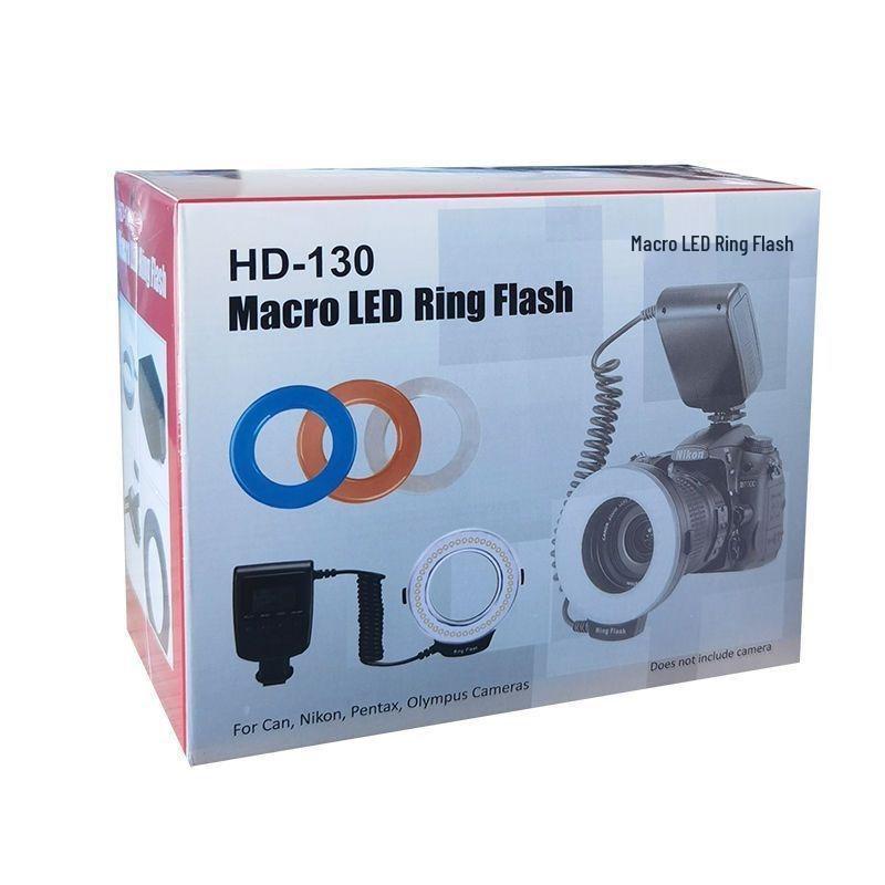 

HD-130 DSLR Camera Ring Light LED Macro Flash