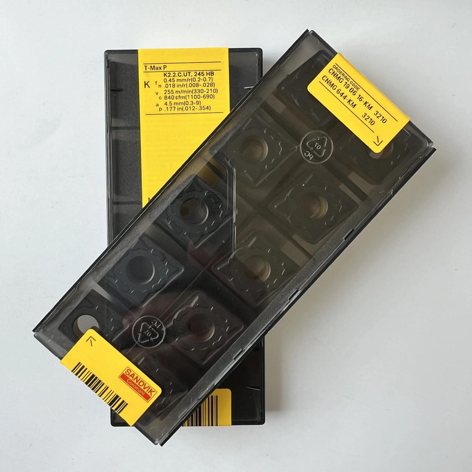 

Original Sandvik / CNMG190616-KM 3210 / CNC lathe carbide blade 10 Pcs