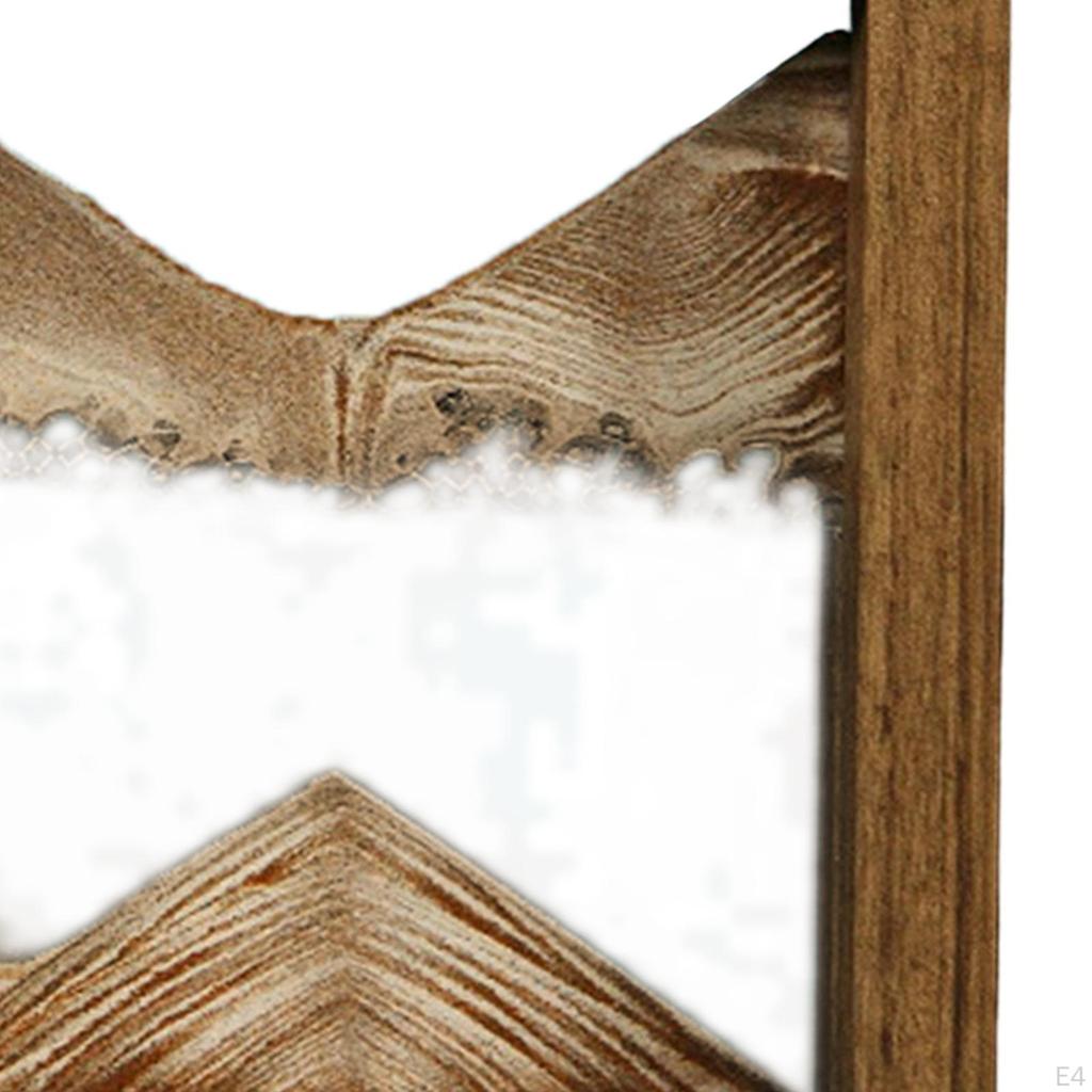 Art Picture Home Decor Decoration Liquid Hourglass Ornament Sandscapes Crafts Flowing Sand Painting