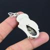 Natural Turritella Agate Gemstone Jewelry 925 Sterling Silver Pendant For Girls