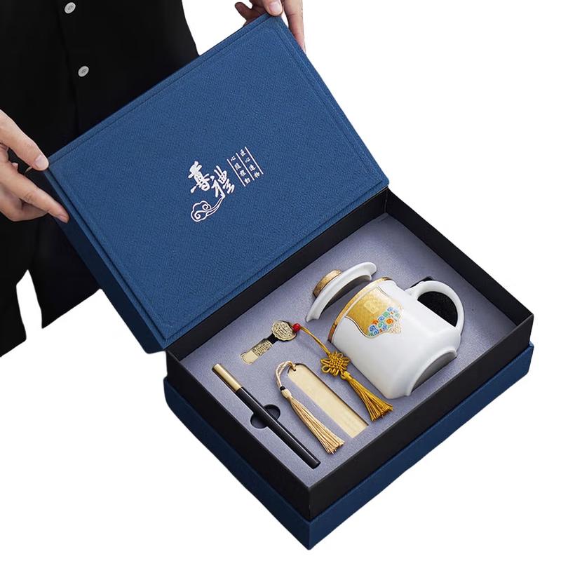 Auspicious Ceramic Tea Gift Set