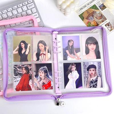 A5 Transparent Plastic PP Display Book for Game Card Albums - Small Card Storage Pages
