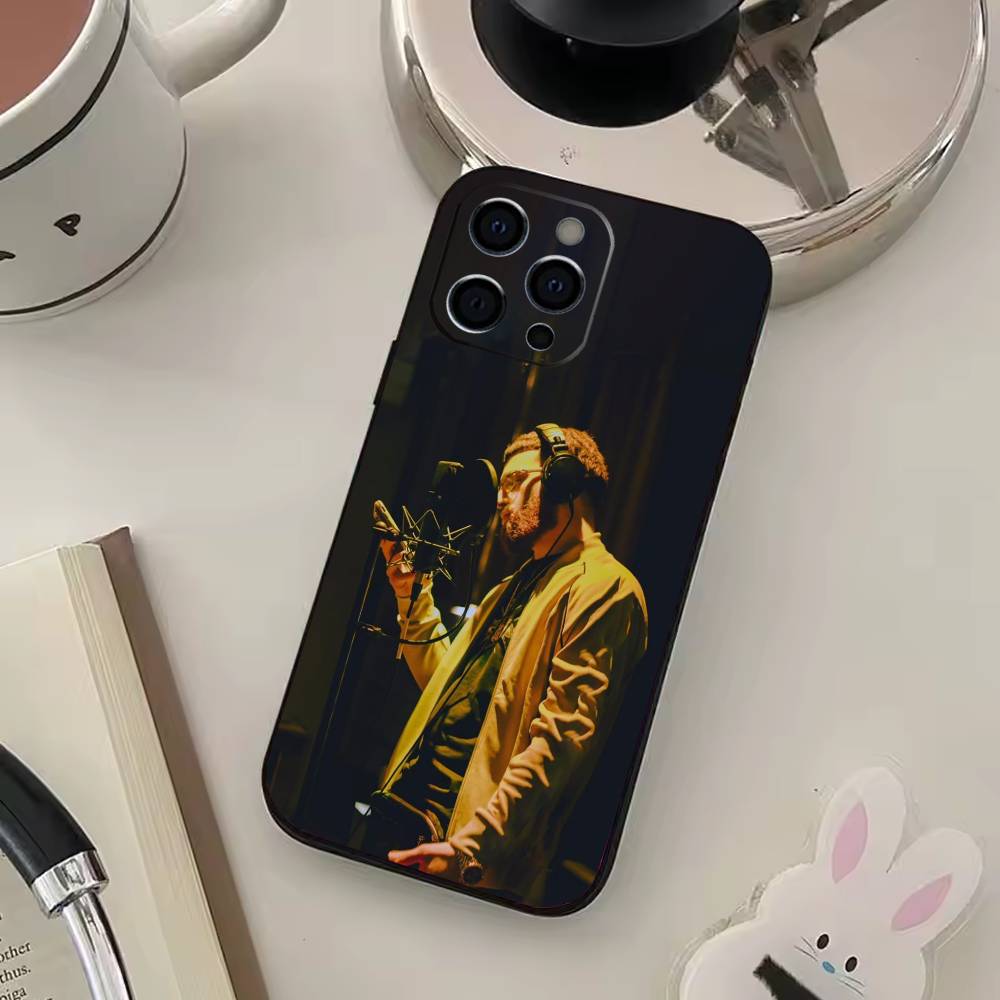 Rapper H-Hades 66 Phone Case For IPhone 17,16,15,14,13,12,11,Plus,Pro,Max,Plus,XS,soft Case Black Silicone