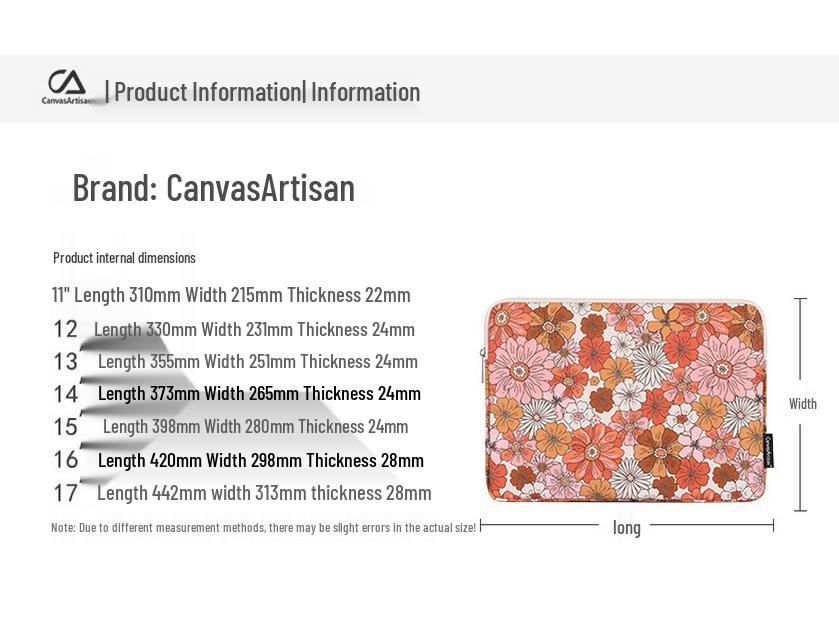 Protective Sleeve for Dell, Huawei, HP, Xiaomi, ASUS, Lenovo Laptops