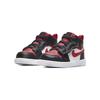 Jordan Air  1 Mid Alt "Bred Toe" Comfortable Versatile Shock Absorbing Slip Resistant Durable Mid-Top Baby Sneaker Black AR6352-079