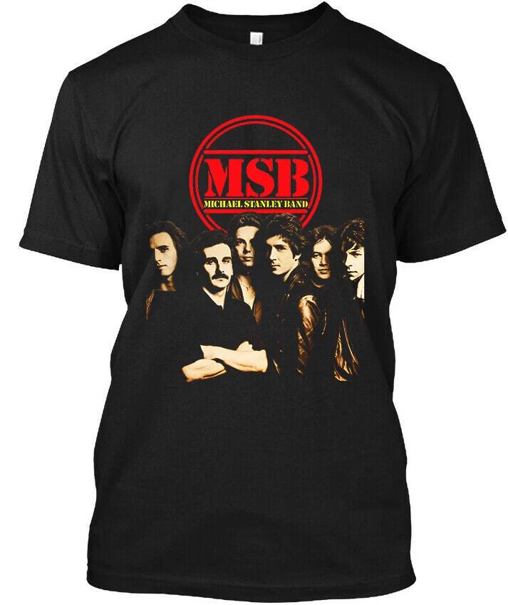 NEW Michael Stanley American Music Group Members Vintage Art Logo T-Shirt S