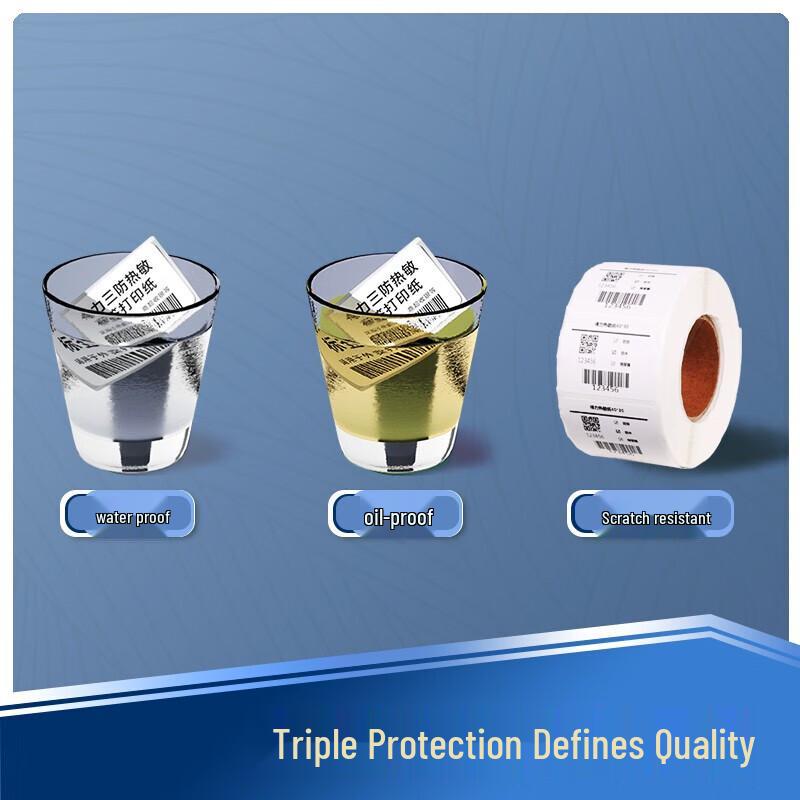 Deli Three-Proof Thermal Shipping Labels
