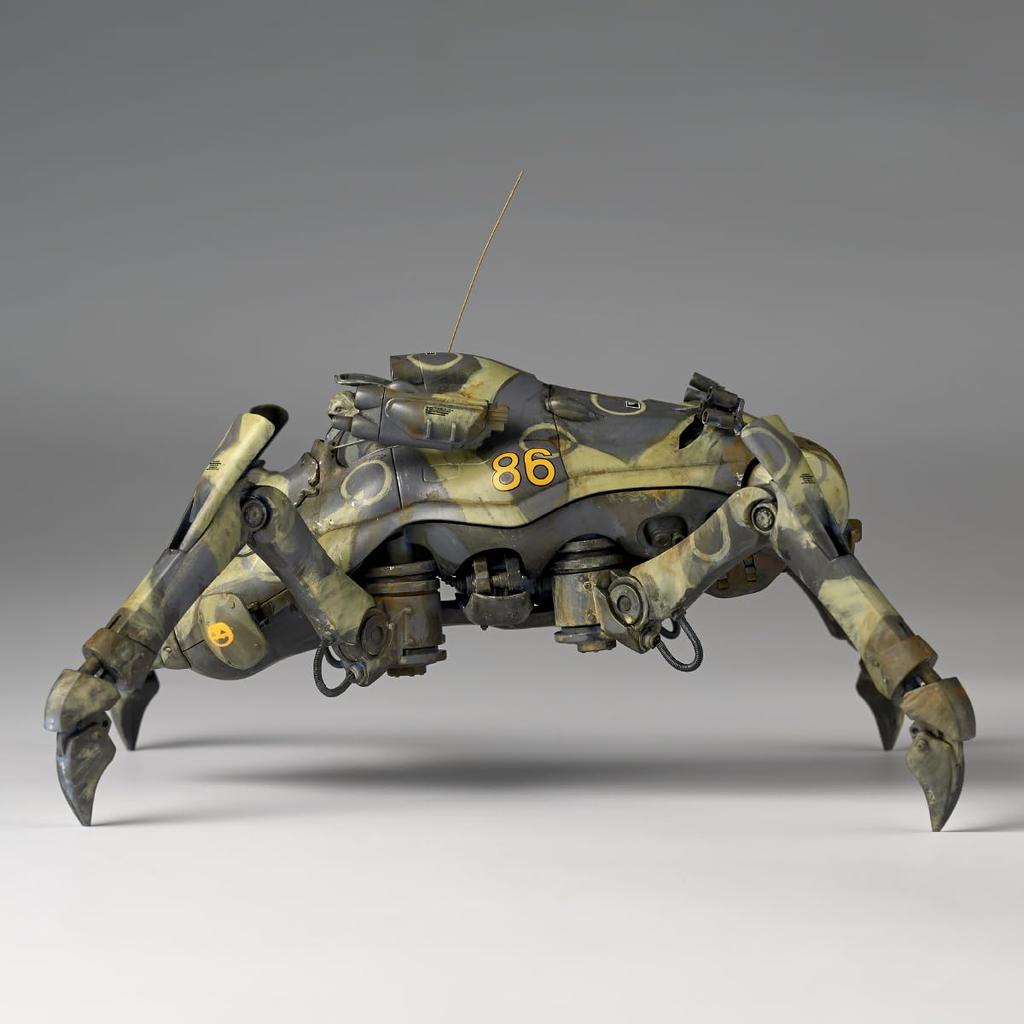 Kaiyodo ARTPLA Maschinen Krieger Pamela Amsel Scale Unpainted Plastic Model Kit AP047 Sturmkäfer & 1/35