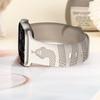 Engraved Snake Silicone Band for Apple Watch Band Ultra 3 2 49mm 46mm 45mm 44mm 40 42mm Bracelet Iwatch Series 11 10 9 8 7 6 SE