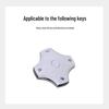 Dongfeng Yipai 007/008 Key Case 2024: Metal & Leather Remote Control Protective Shell for Four-Wheel Drive.