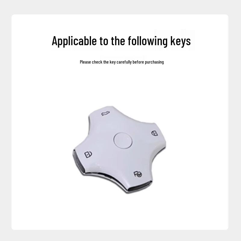 Dongfeng Yipai 007/008 Key Case 2024: Metal & Leather Remote Control Protective Shell for Four-Wheel Drive.