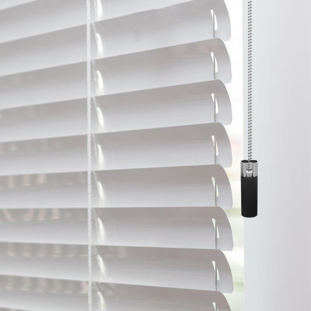 3 st dragsnöre viktad berlock frostat handtag svarta tillbehör rullgardiner gardiner dekorativa delar blinddrag