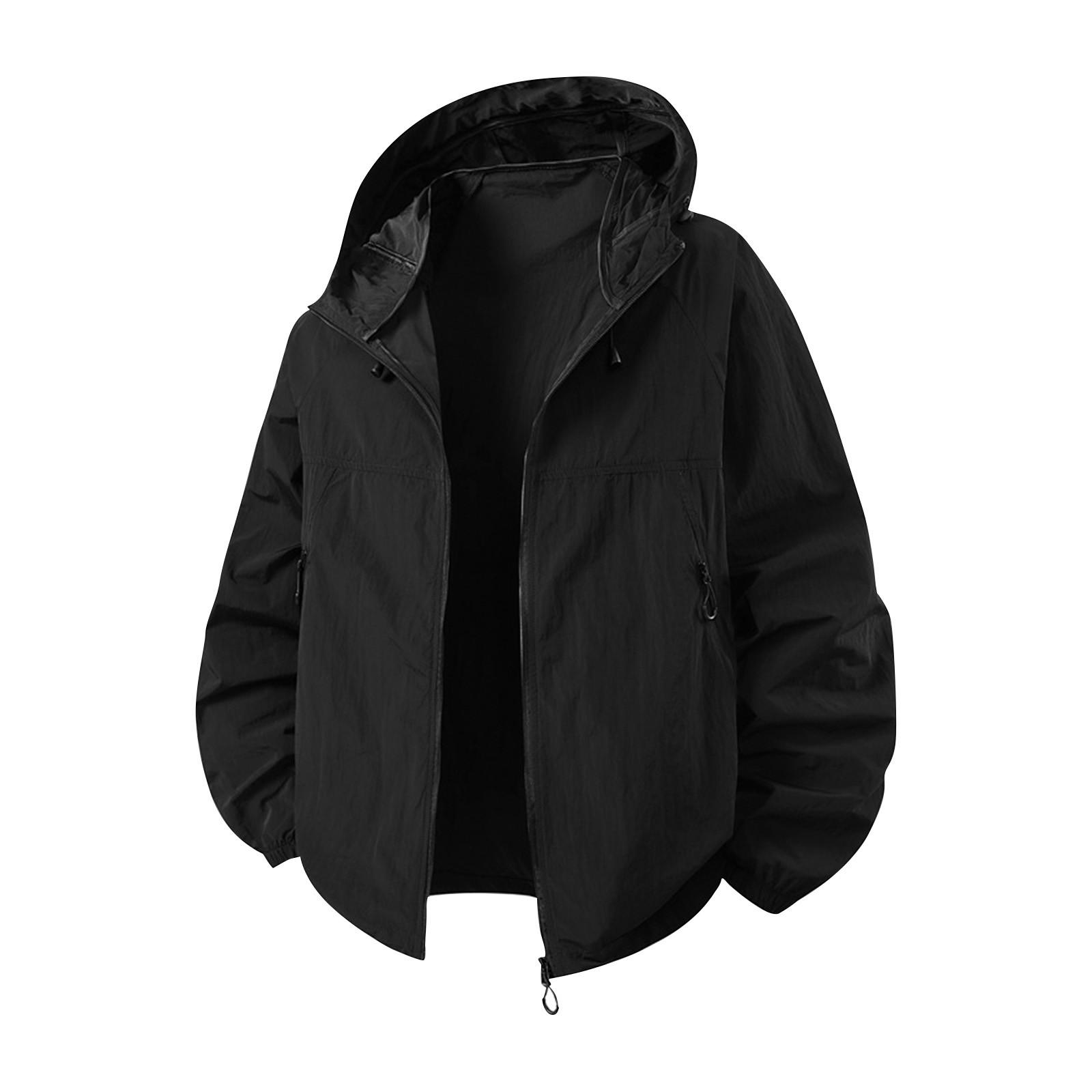 

Мужская и женская солнцезащитная одежда, рабочая одежда, куртки, одежда для пар, быстросохнущие водонепроницаемые и дышащие топы XL чёрный