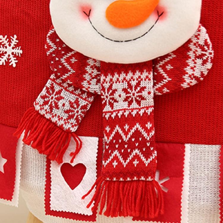 Santa Chair Cover Washable Sturdy Fabric Protects Furniture Easy To Maintain for Christmas Decoration