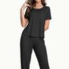 Summer women's loungewear pajamas women's suit comfortable casual simple can be worn versatile