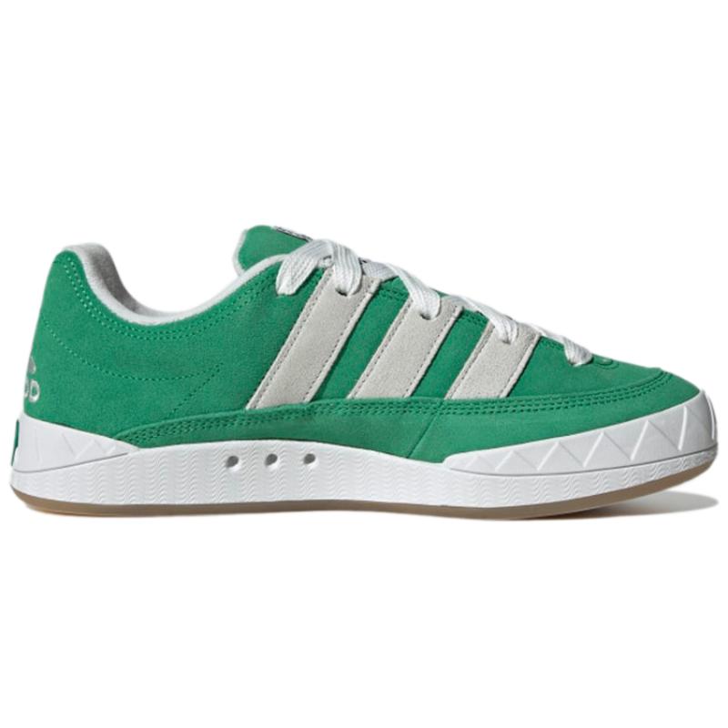 adidas Originals Adimatic Skateboard Shoes Unisex Low Top Green/Light Gray Sneakers GZ6202