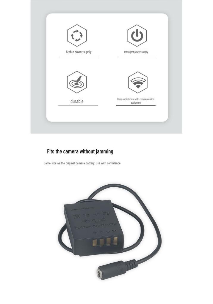 NP-W126 USB-C Adapter for Fujifilm XT1/XT2/XT3/XT30/XT10/XS10/X-PRO1