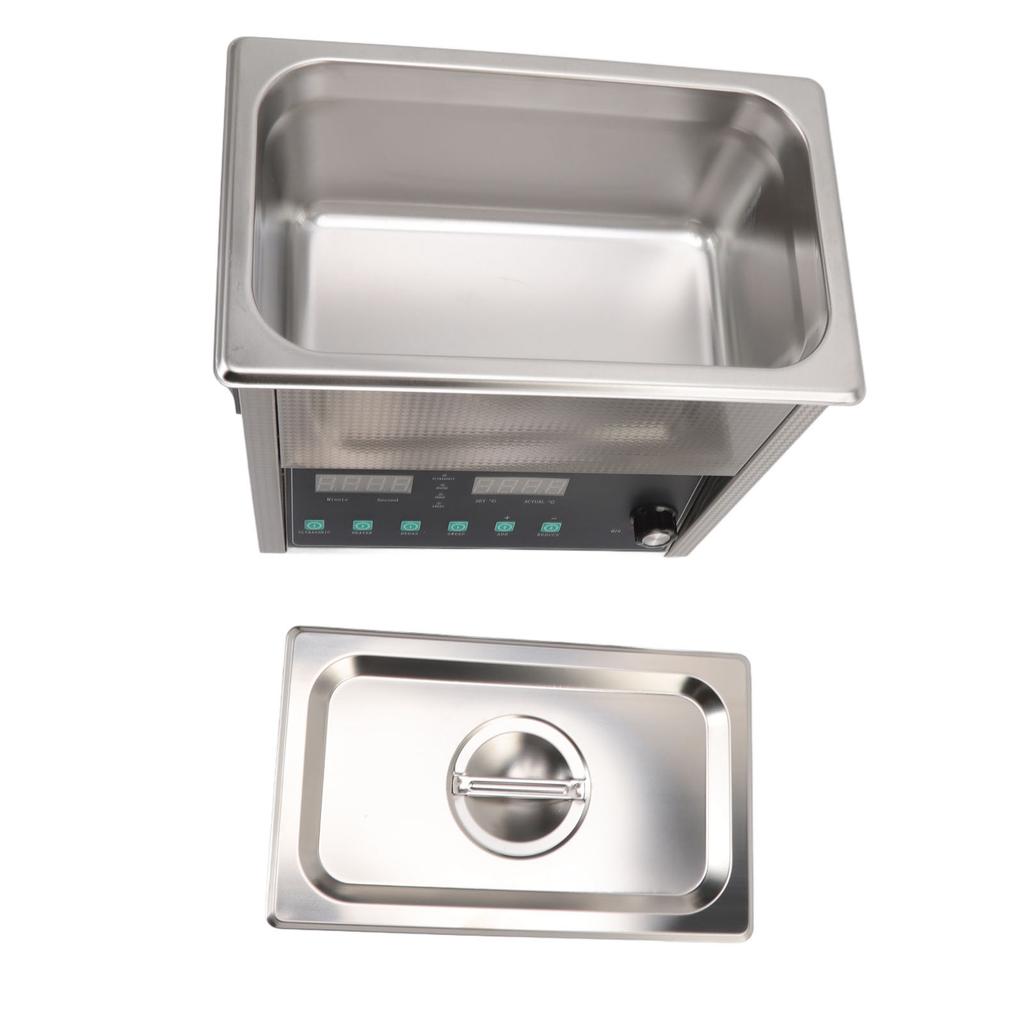 Ultrasonic Cleaning Machine 3L Adjustable Power Heatable Stainless Steel Ultrasonic Cleaning Machine for Jewelry