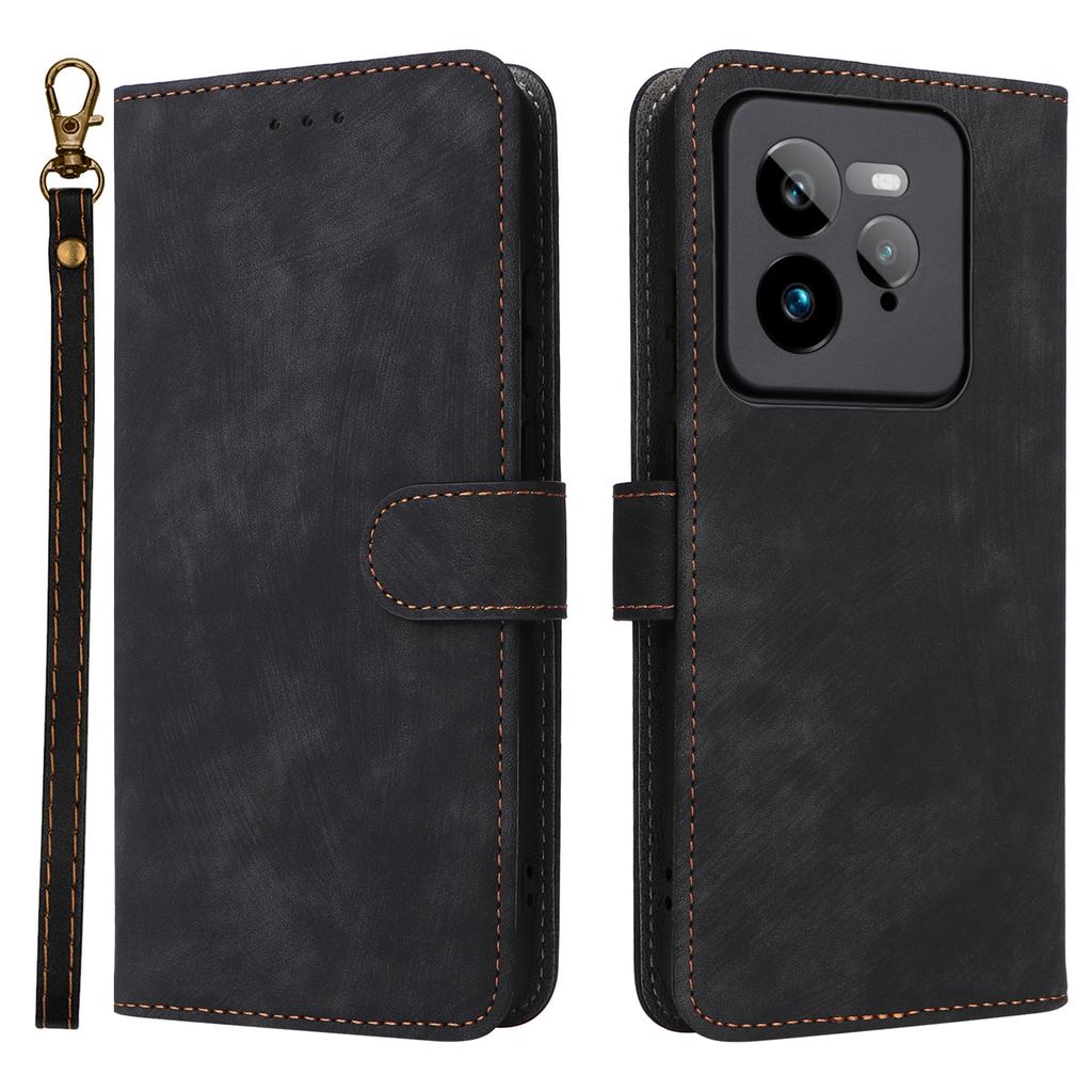 For Realme GT 7 Pro 5G Wallet Case RFID Blocking PU Leather Cover Stand View