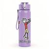 1PC Golf Sports Character Art 750ml sports water bottle leakproof straw lid outdoor office home
