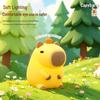 Capybara Silicone Pat Light: Rechargeable Timer Desk Lamp & Sleep Companion