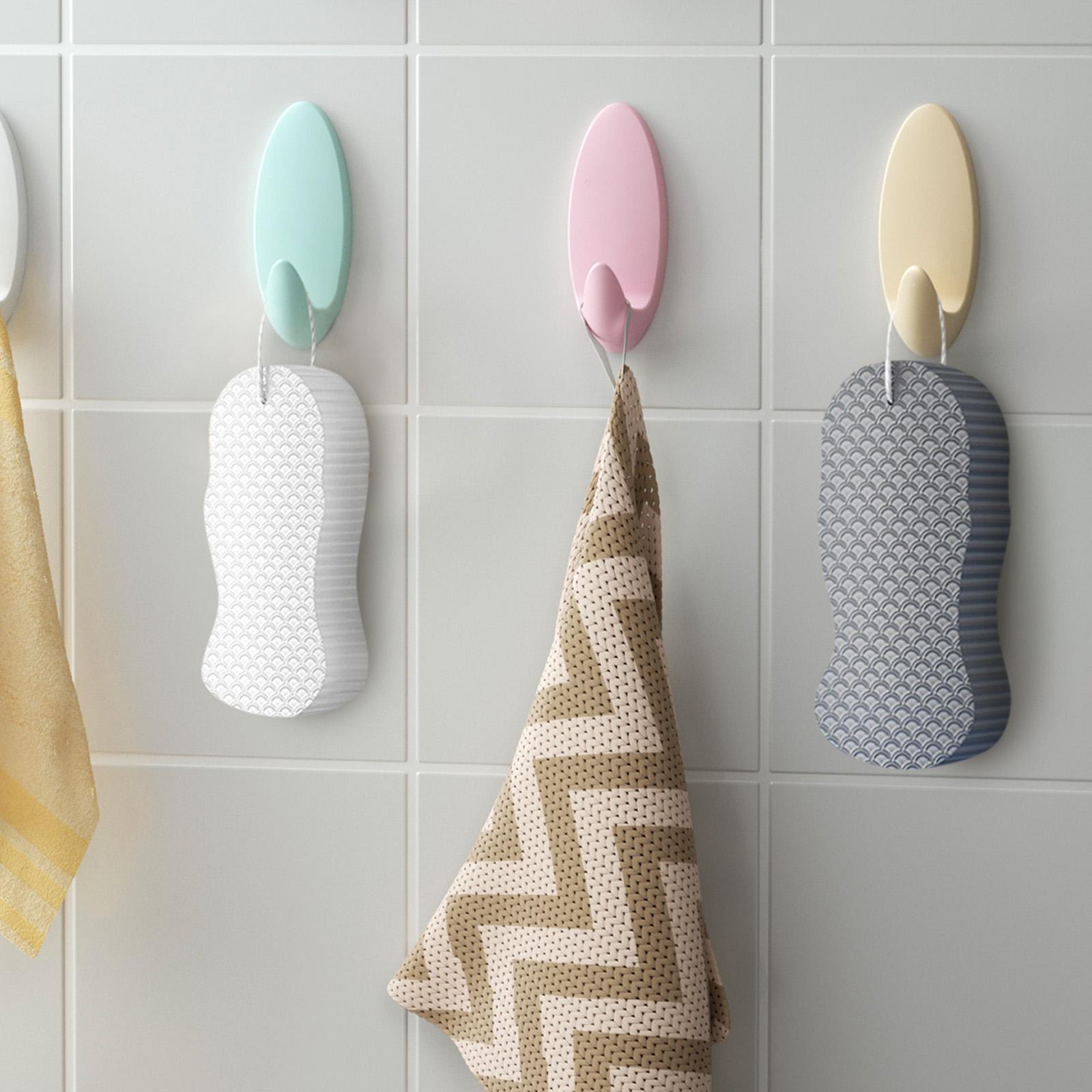 

Отшелушивающая губка для ванны, Отшелушивающий скраб для тела, Нежная к коже, Многоразовая, Подходит для взрослых, женщин и мужчин (Белый Серый) One Size