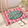 1pc Door Mat, Quick-Dry, Non-Slip Floor Mat Delicious Bubble Gum Design - Machine Washable, Soft Home Decor, Bathroom, Kitchen, Living Room, Bedroom