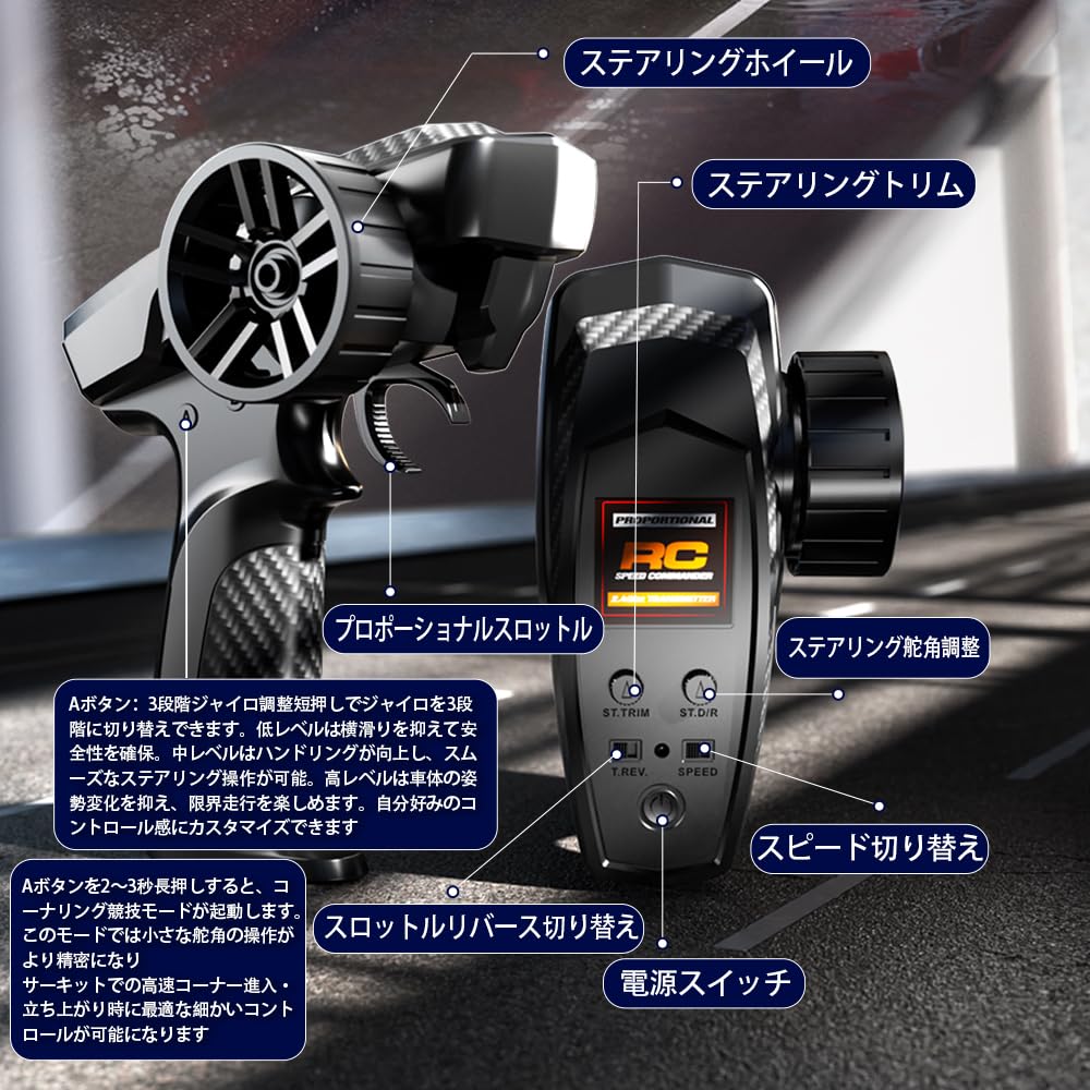 Ritaosan Scale RC High Speed Drift Fully Equipped with 2 C8828 1/14 Car, 30km/h, 4WD, Off-Road, Compatible, Transmitters