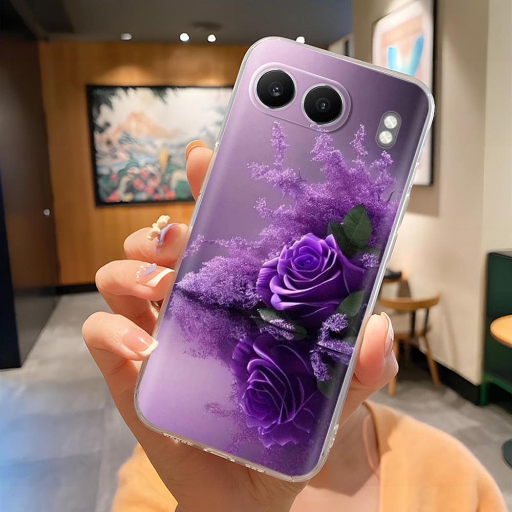 For OnePlus Nord 4 5G Case Flower Soft Silicone Camera Lens Protection Back Cover For OnePlus Nord 4 Nord4 5G Coque Phone Cases
