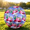 Size 5 Football Kirby Pattern, Wear‑Resistant Soccer Ball for Match Training Daily Sports Play