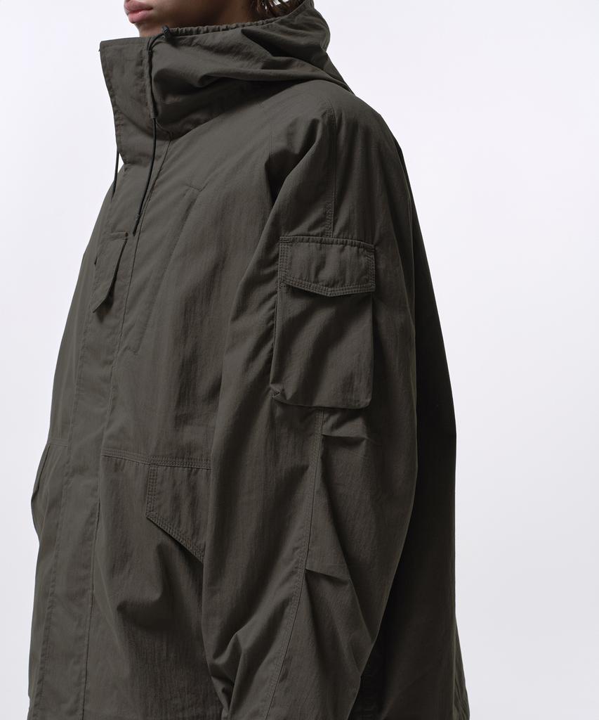 Musinsa Standard [City Leisure] Cn Hooded Shell Parka [Mud Grey]