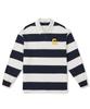 CLOVE [26Ss Clove] Varsity Stripe Rugby Shirt (Navy)