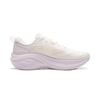 Li Ning Ling Bo V3 Thick Sole Height Increasing Versatile Soft Rebound Running Shoes Women Sneakers White Purple ARSW112-3