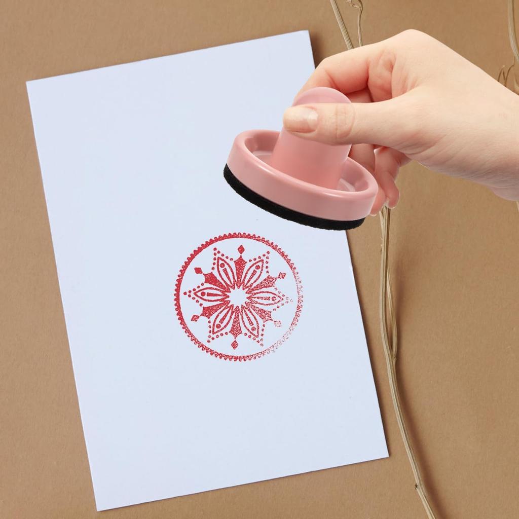 Tofficu Gumowy Stempel Ciśnieniowy, Materiały do Scrapbookingu i Stemplowania, Narzędzia do Stemplowania do Tworzenia Kartek, Uchwyt do Stempla do Tworzenia Kartek DIY Scrapbooking Craft