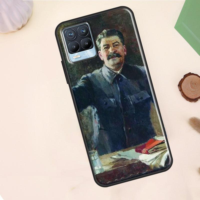 Russian Commander Stalin Case For Realme C75 C63 C61 C55 C51 C53 C35 C65 C67 C71 11 12 13 14 15 Pro Plus GT6 GT7 Pro