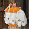 Schoolbag Backpack Small Fresh Polka Dot Love Rabbit Ear Backpack 1011 Summer New Cute Loli Schoolbag for Primary and Secondary School Students