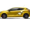 Volkswagen Racing Checkered Door Decals for POLO, Golf, CC, GTI-R